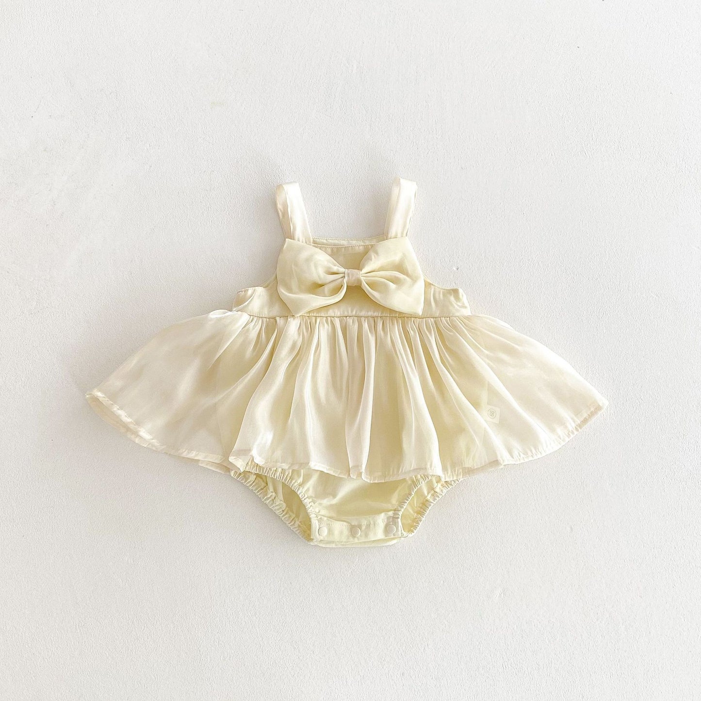 Summer Arrival Baby Girls Cute Sleeveless Butterfly-bow Decorated Dress Design Strap Onesies, MyKids-USA®, Baby One-Pieces, MyKids-USA -  -  -  -  -  -  - 