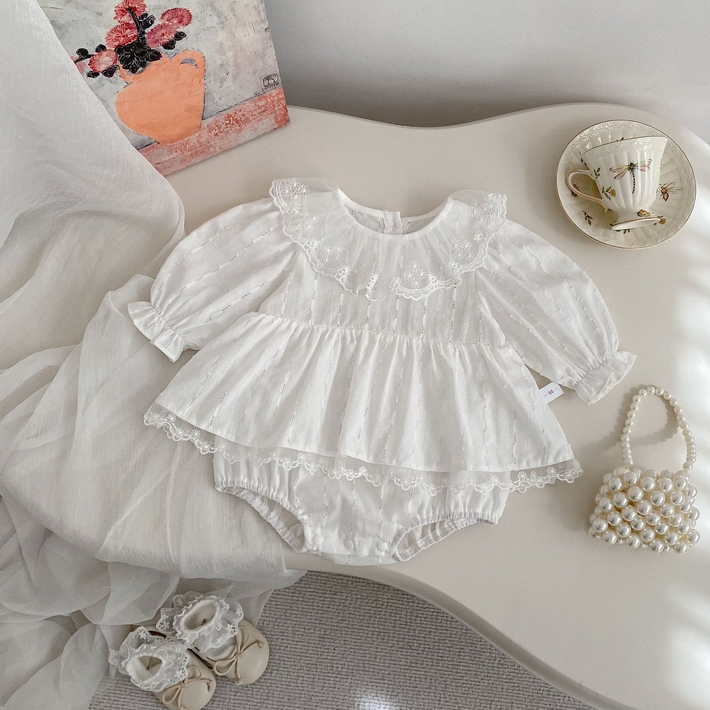 Spring Arrival Baby Girls Long Sleeves Striped Solid Color Bodysuit, MyKids-USA®, Bodysuits, MyKids-USA -  -  -  -  -  -  - .