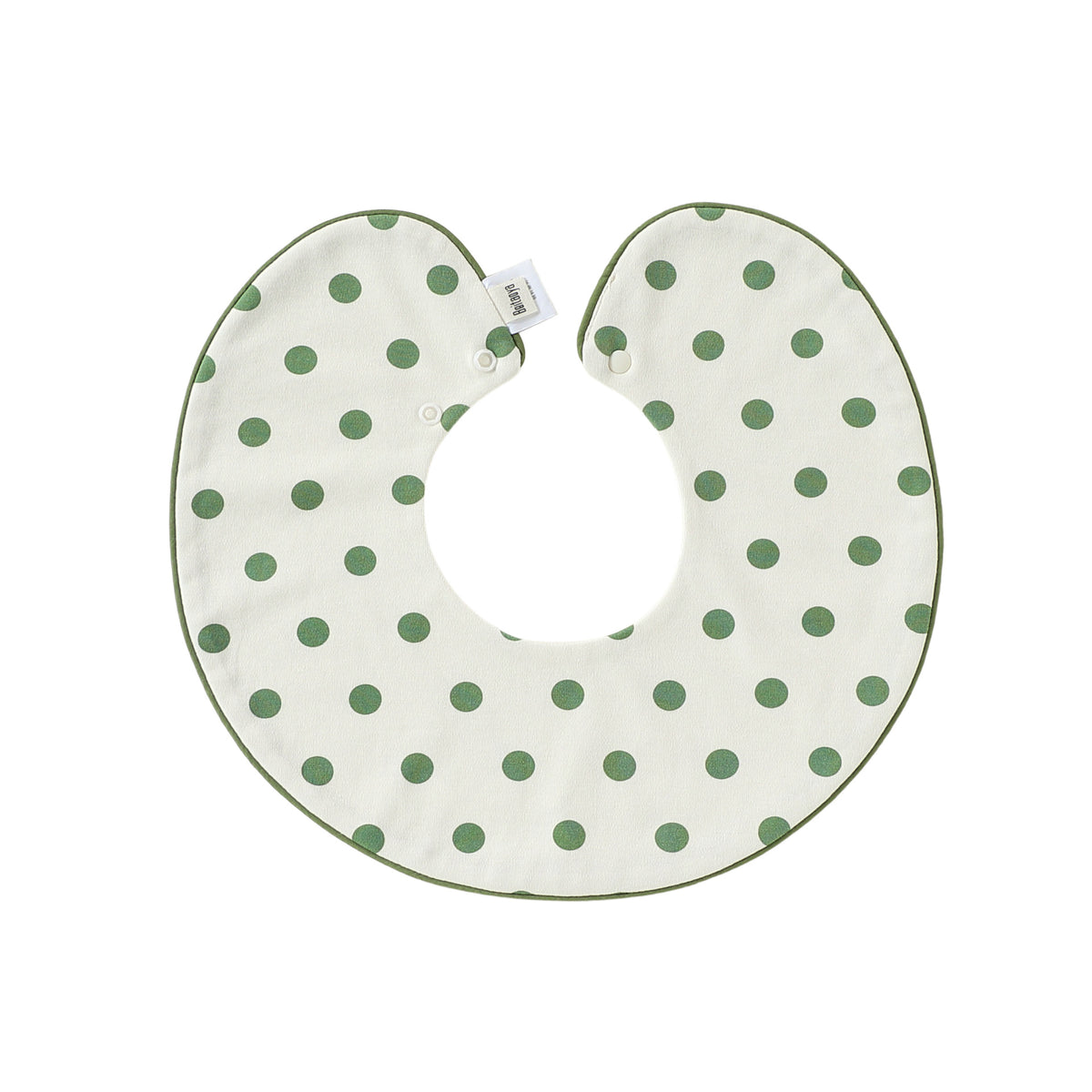 MyKids-USA® Adorable Geometric Pattern Snap-on Round Shaped Bib