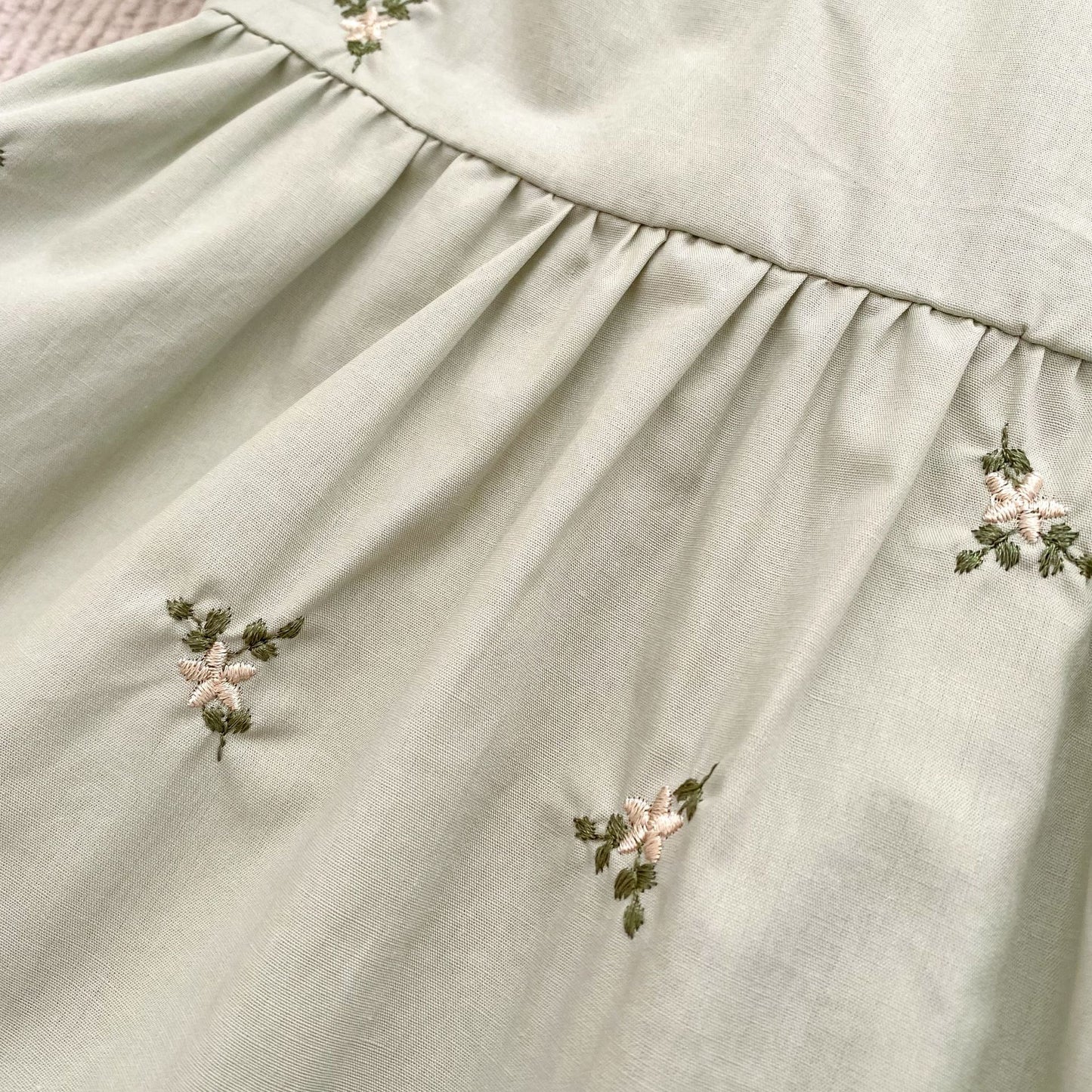 Summer Girls Flowers Pattern Embroidered Onesies and Dress – Princess Sister Matching Set, MyKids-USA®, Baby & Toddler Outfits, MyKids-USA -  -  -  -  -  -  - .