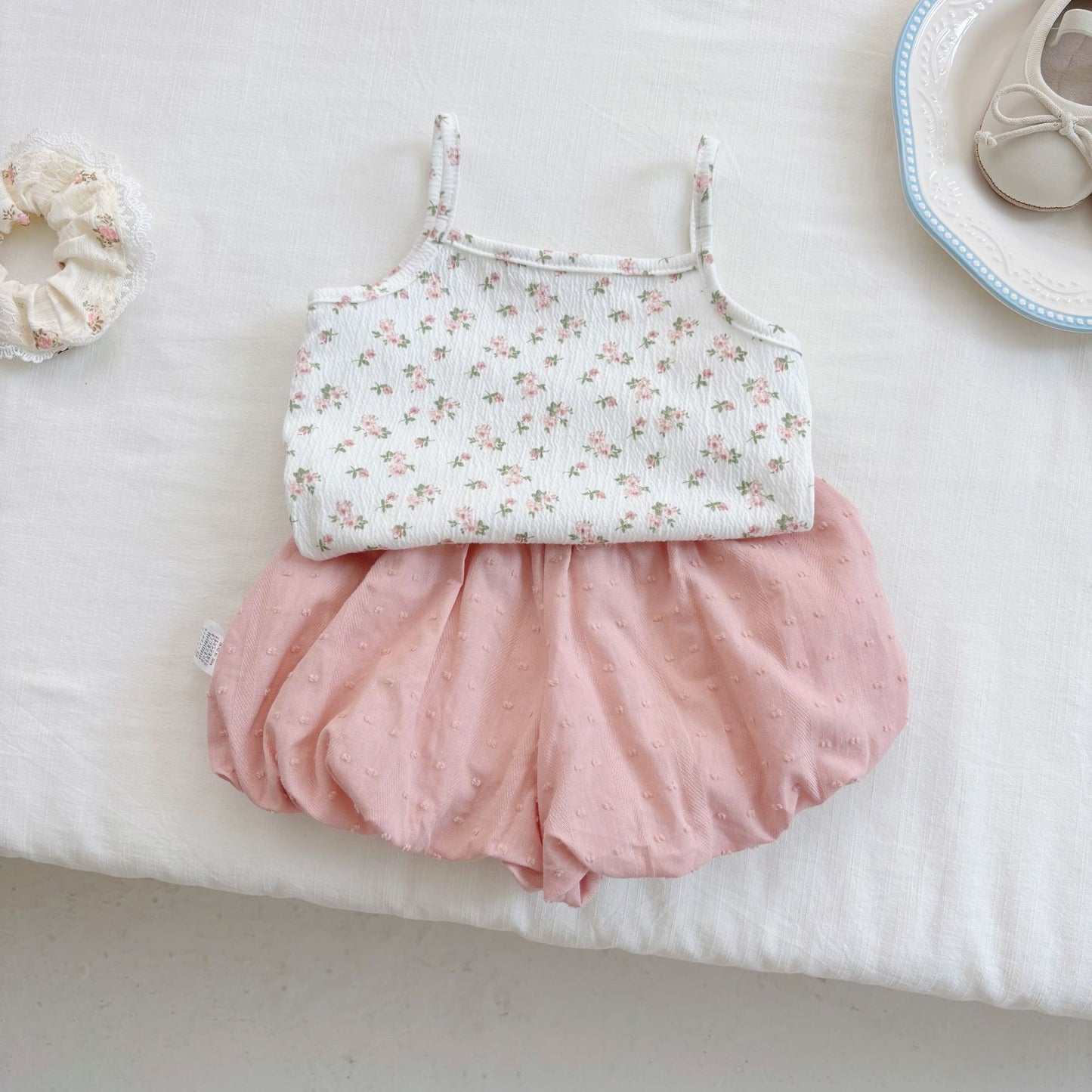 Summer Hot Selling Baby Girls Sleeveless Floral Pattern Top Vest and Shorts Clothing Set, MyKids-USA®, Baby & Toddler Outfits, MyKids-USA -  -  -  -  -  -  - 