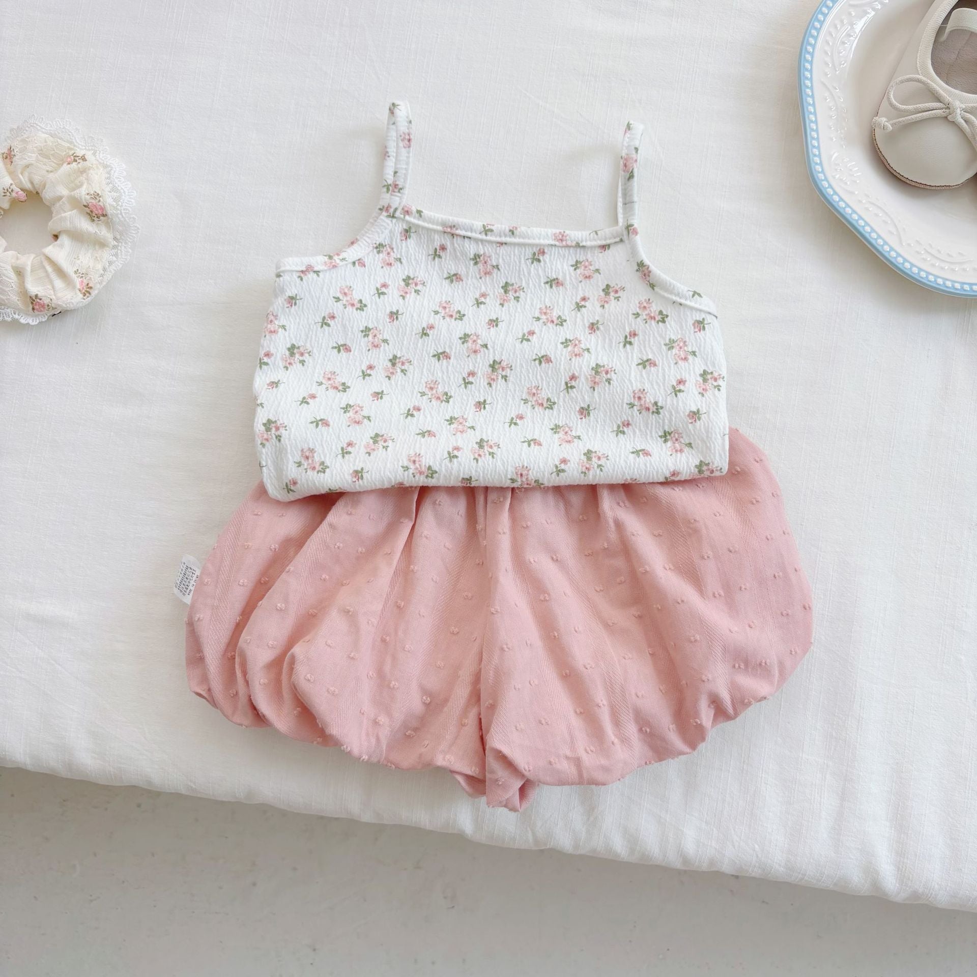 Summer Hot Selling Baby Girls Sleeveless Floral Pattern Top Vest and Shorts Clothing Set, MyKids-USA®, Baby & Toddler Outfits, MyKids-USA -  -  -  -  -  -  - 