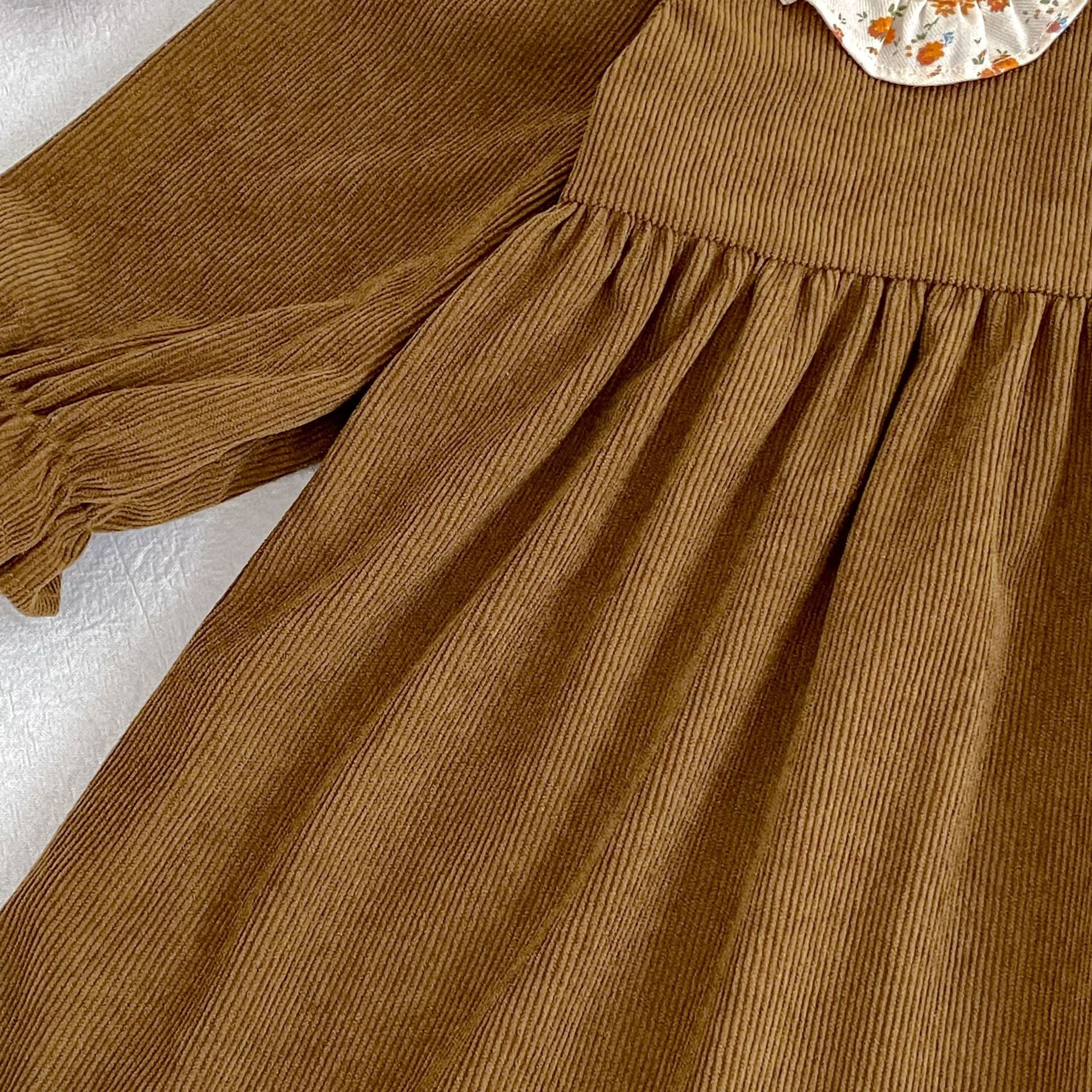 Autumn Hot Selling Baby Girls Vintage Floral Collar Long-sleeved Onesies and Dress – Princess Sister Matching Set, MyKids-USA®, Baby & Toddler Dresses, MyKids-USA -  -  -  -  -  -  - 