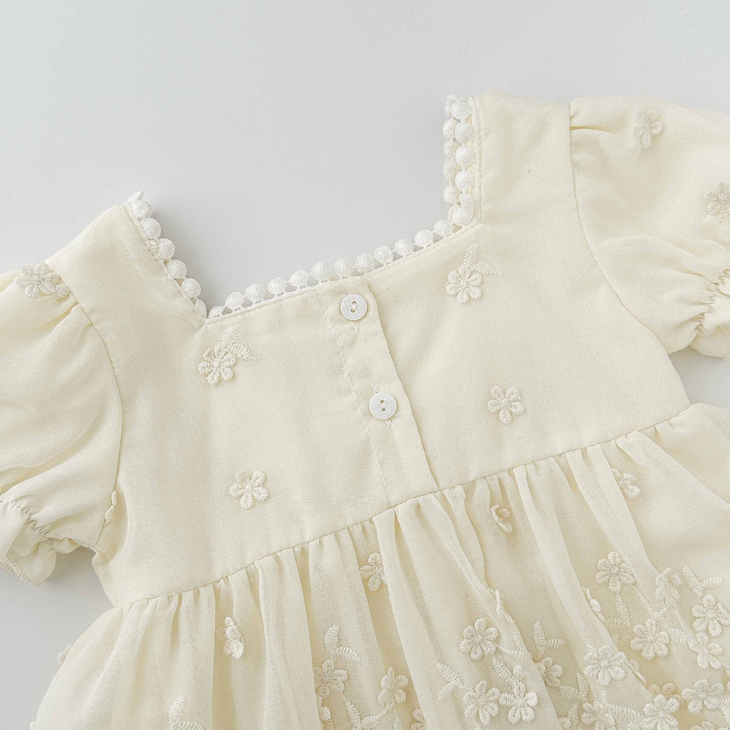 Summer Arrival Baby Girls Cute Short Sleeves Flowers Pattern Decorated Onesies, MyKids-USA®, Baby One-Pieces, MyKids-USA -  -  -  -  -  -  - 