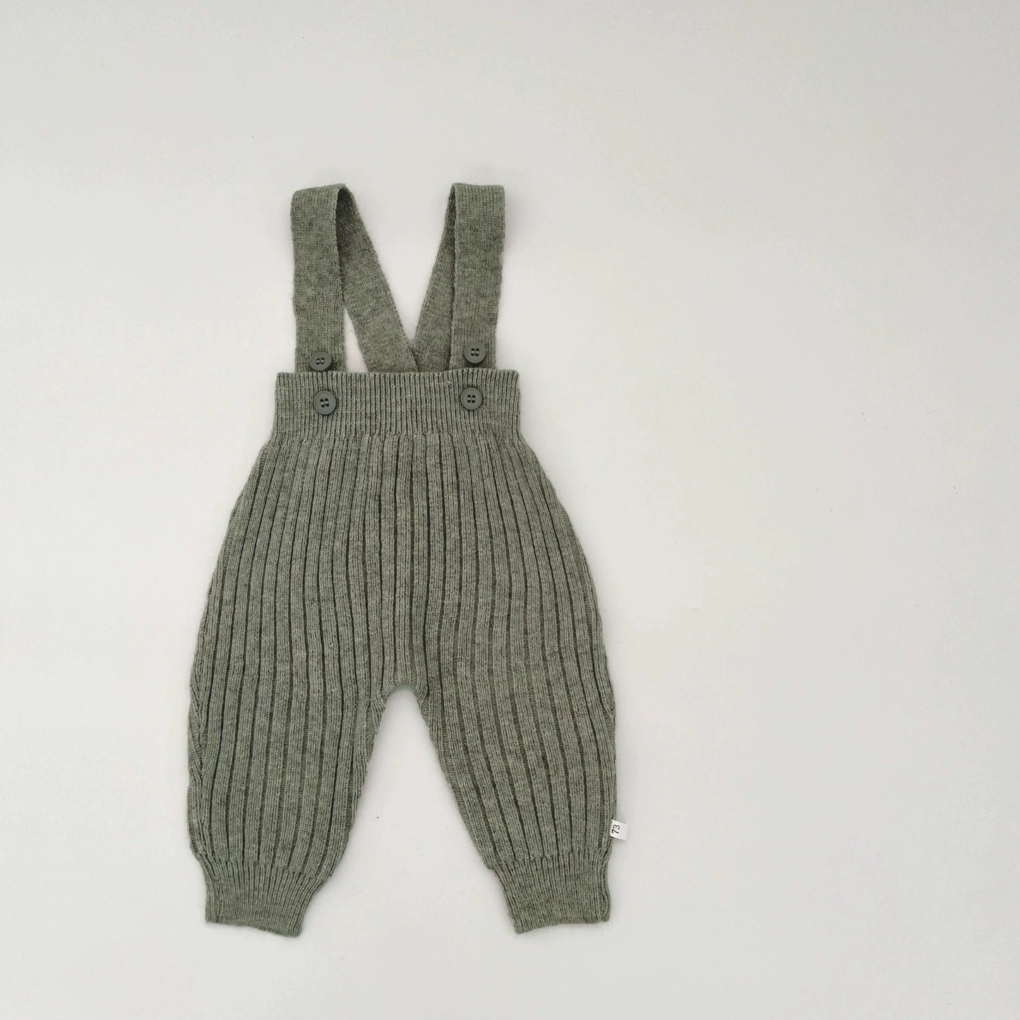 Autumn Arrival Baby Unisex Solid Color Sleeveless Knitted Strap Overalls, MyKids-USA®, Baby One-Pieces, MyKids-USA - Size/Age - 66 (3-6M) - Color - Blue -  -  - TR2509062205-C