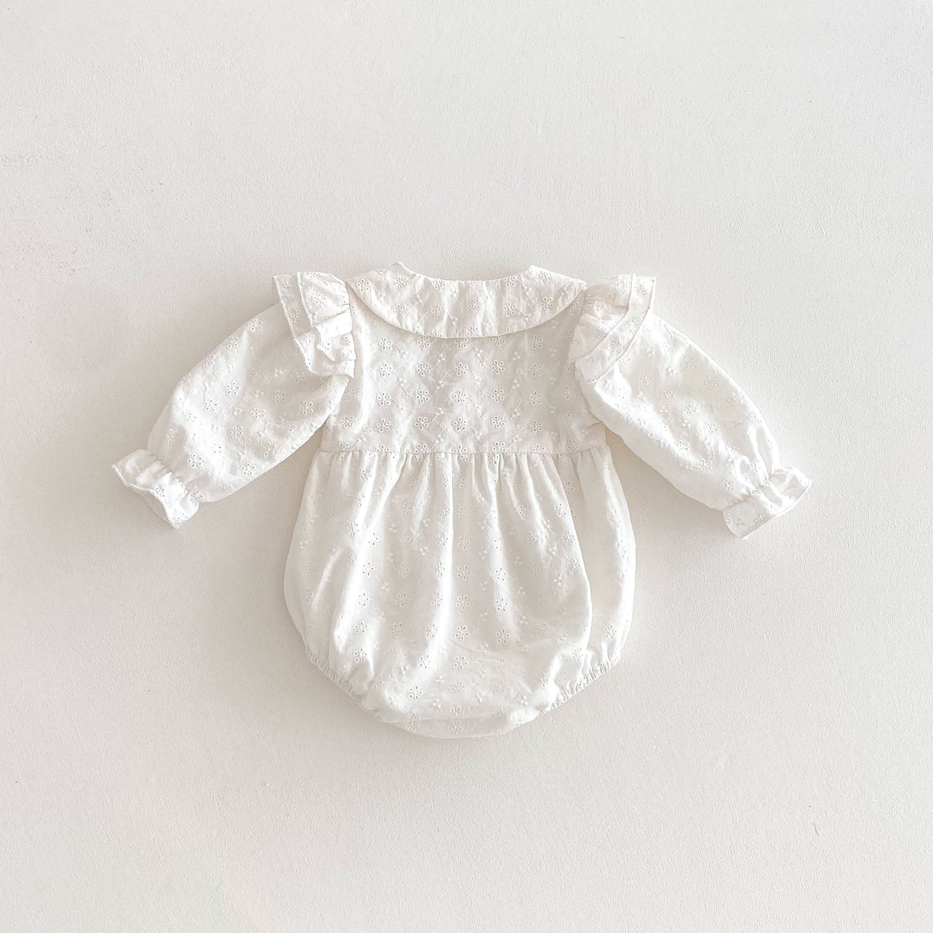 Spring Arrival Baby Girls Cute Floral Embroidered Pattern Long Sleeves, MyKids-USA®, Baby One-Pieces, MyKids-USA -  -  -  -  -  -  - 