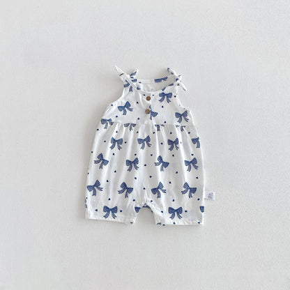 Summer Arrival Baby Sleeveless Cute Pattern Strap Rompers, MyKids-USA®, Baby One-Pieces, MyKids-USA -  -  -  -  -  -  - .