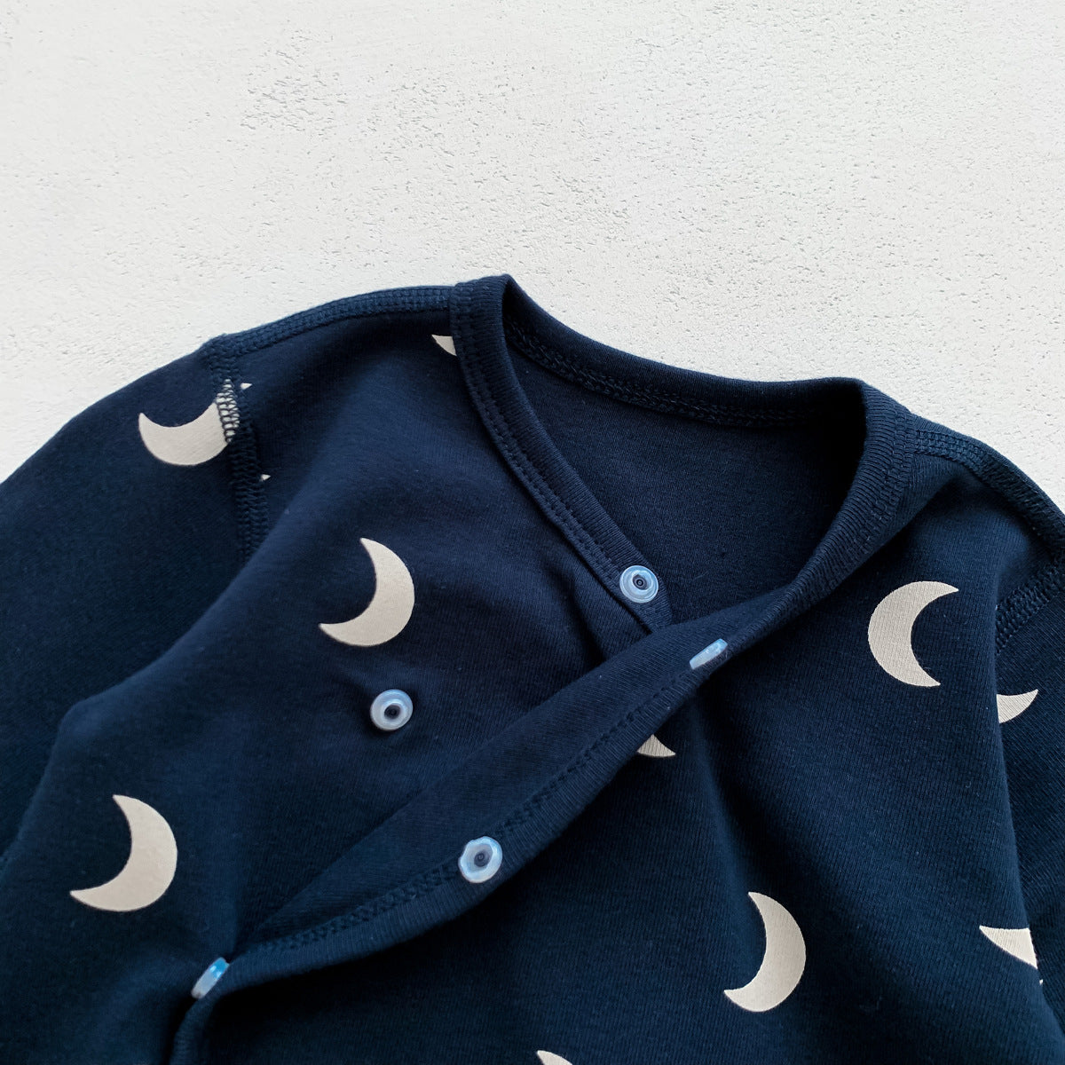 Autumn Arrival Baby Unisex Long Sleeves Moons Pattern Rompers with Hat, MyKids-USA®, Baby One-Pieces, MyKids-USA -  -  -  -  -  -  - 