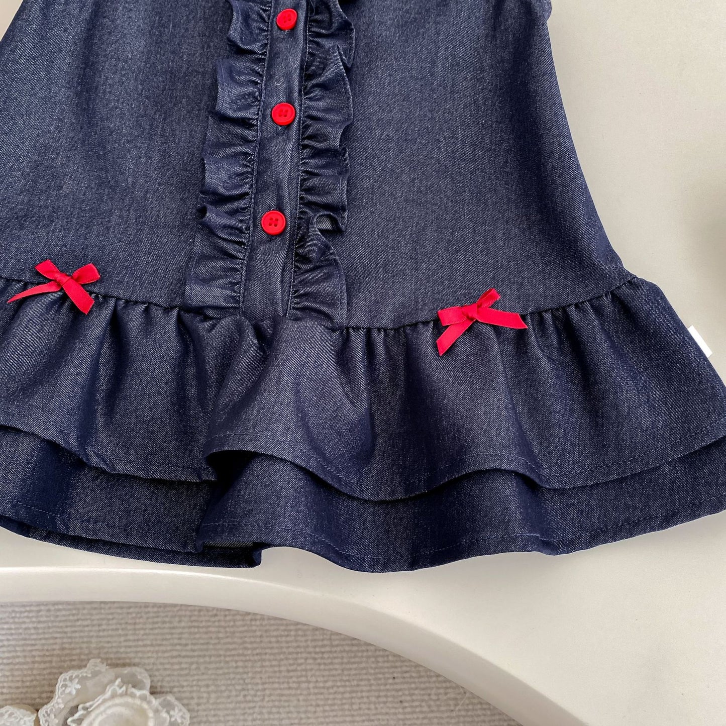 MyKids-USA® Arrival Autumn Baby Kids Girls Long Sleeves Top and Butterfly-bows Pattern Dress
