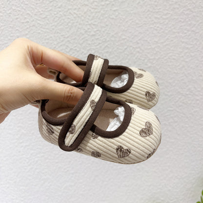 Ins Baby Girl Anti-Slip Shoes In Autumn