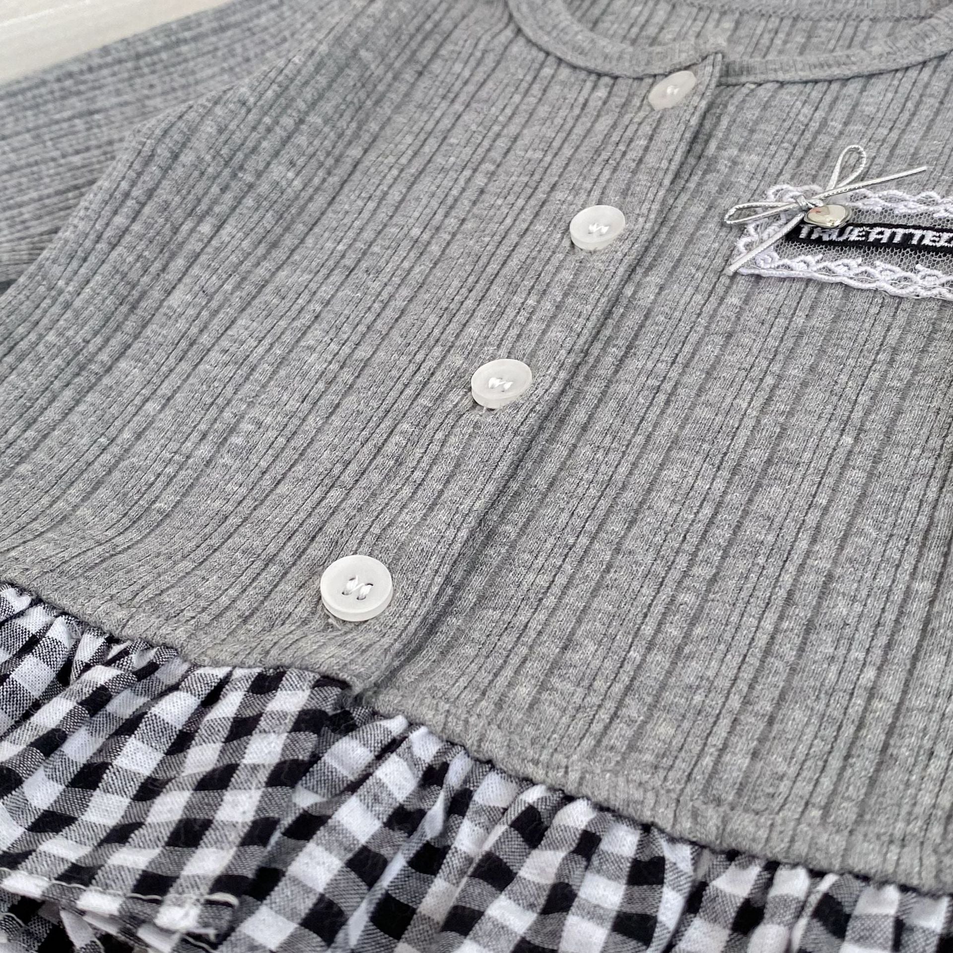 Spring Arrival Baby Girls Color Patchwork Long Sleeves Single Breasted Top, MyKids-USA®, Baby & Toddler Tops, MyKids-USA -  -  -  -  -  -  - .