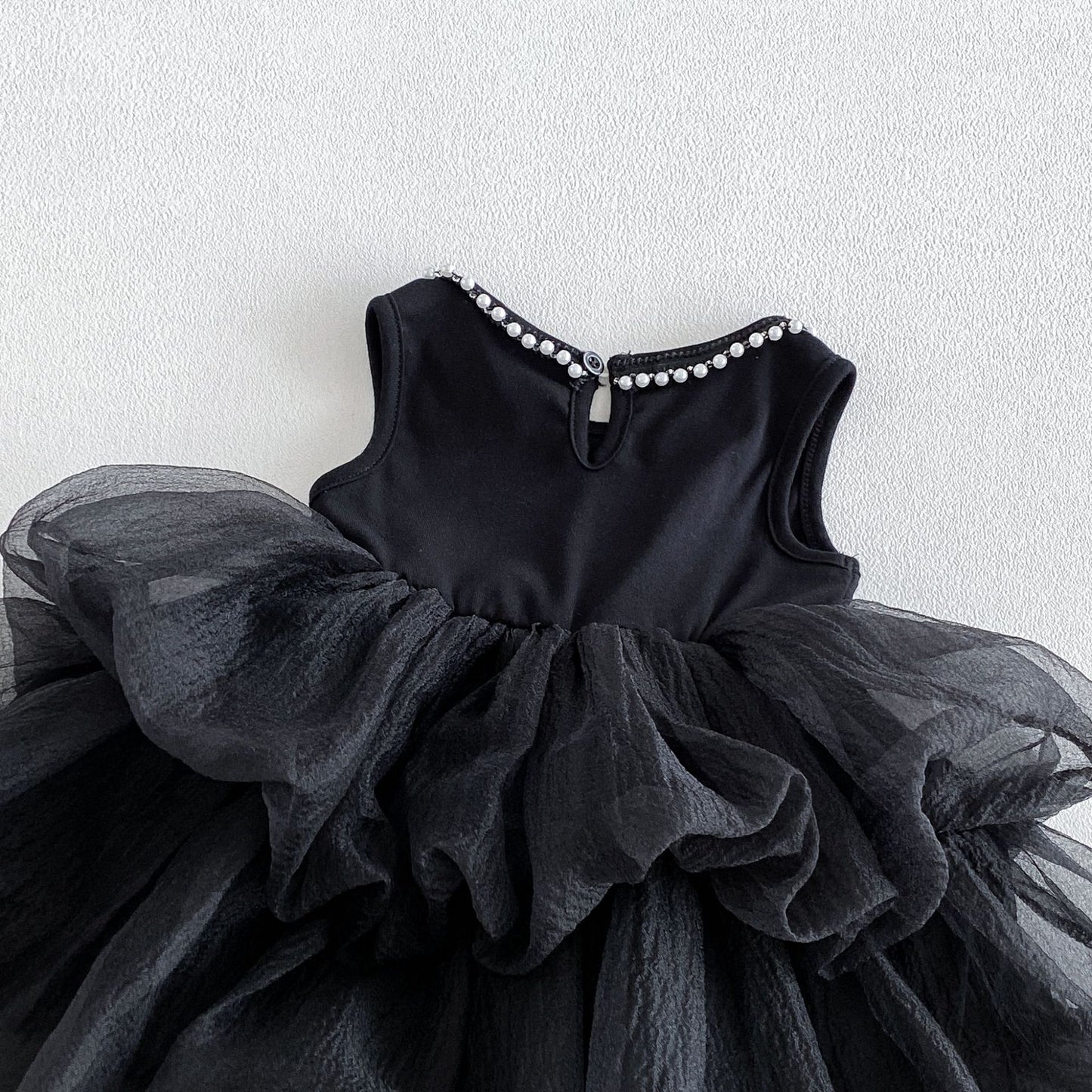 Summer Arrival Sleeveless Black Beaded Dress for Stylish Girls, MyKids-USA®, Baby & Children's Dresses, MyKids-USA -  -  -  -  -  -  - .
