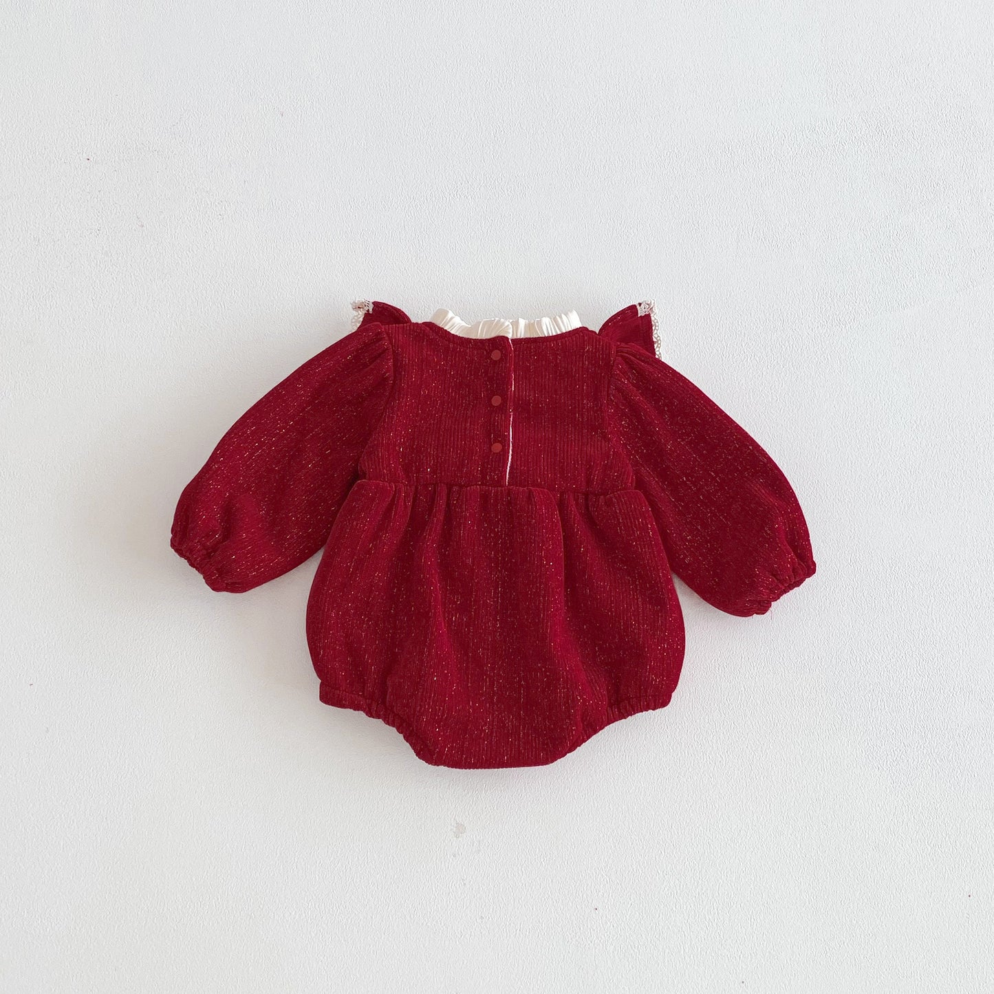 Autumn and Winter Arrival Baby Girls Long Sleeves Butterfly-bow Decorated Bodysuit, MyKids-USA®, Baby One-Pieces, MyKids-USA -  -  -  -  -  -  - .