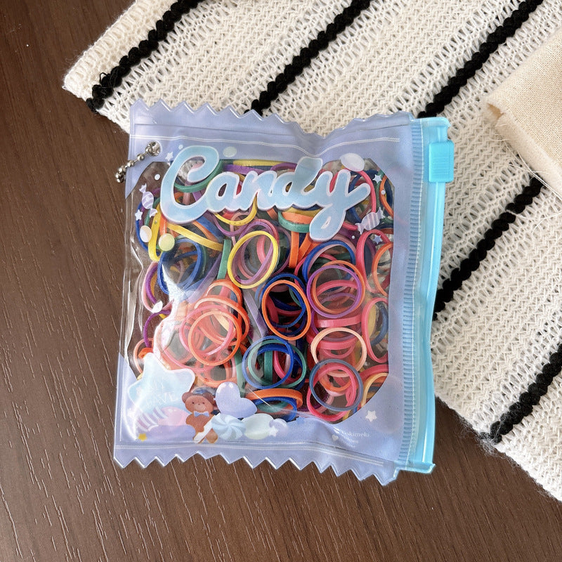 Colorful Disposable Kids Hair Ties