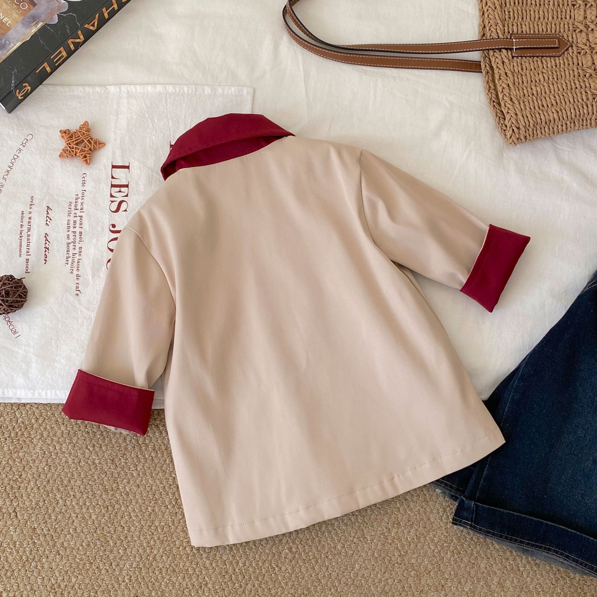 Spring Arrival Baby Kids Girls Color Patchwork Long Sleeves Turn-down Collar Coat, MyKids-USA®, Baby & Toddler Coats & Jackets, MyKids-USA -  -  -  -  -  -  - .