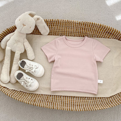 Arrival Baby Kids Girls Casual Lace Trim Plaid Pants and Solid Color T-shirt