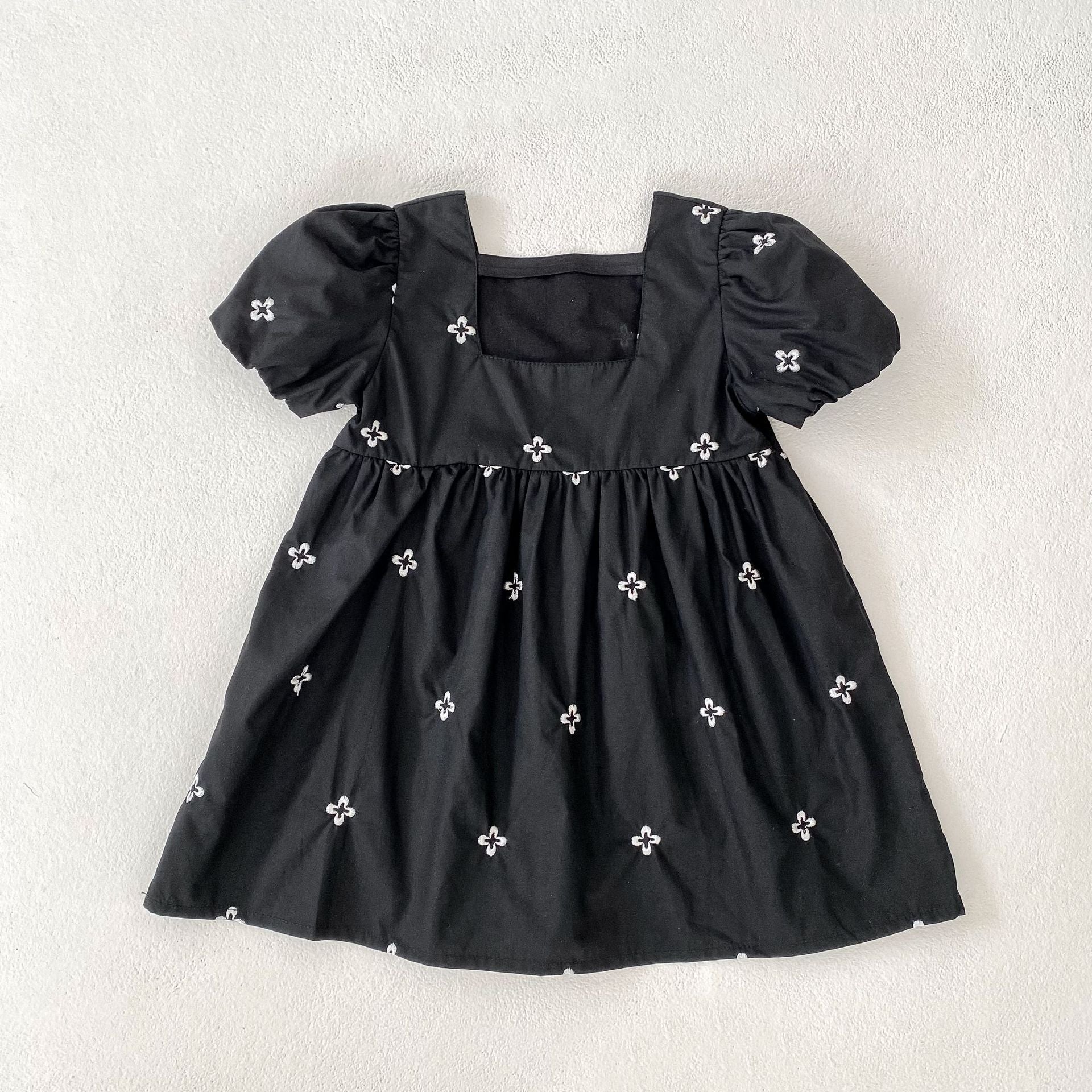 Summer Baby Girls French-style Flowers Pattern Short-sleeved Onesies and Dress – Princess Sister Matching Set, MyKids-USA®, Baby One-Pieces, MyKids-USA -  -  -  -  -  -  - 