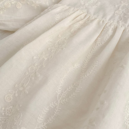 Spring Arrival Baby Girls Long Sleeves Flowers Embroidered Solid Color Bodysuit Dress, MyKids-USA®, Baby & Toddler Dresses, MyKids-USA -  -  -  -  -  -  - .