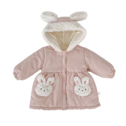 Winter Arrival Baby Kids Girls Rabbits Pattern Long Sleeves Fleece-Lined Coat, MyKids-USA®, Baby & Toddler Coats & Jackets, MyKids-USA -  -  -  -  -  -  - 