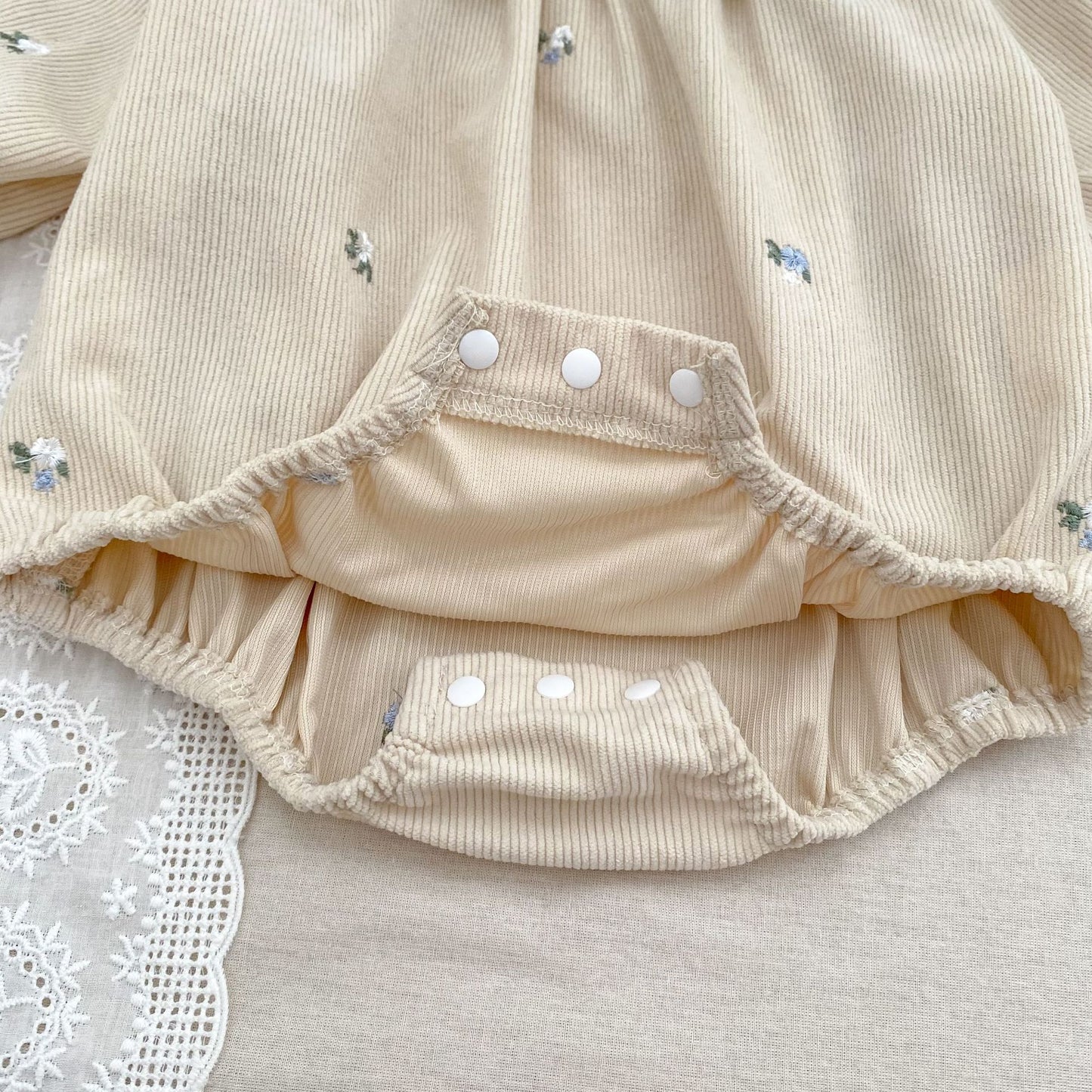 Autumn Baby Kids Girls Flowers Embroidered Pattern Long-sleeved Onesies and Dress – Princess Sister Matching Set, MyKids-USA®, Baby & Toddler Dresses, MyKids-USA -  -  -  -  -  -  - 