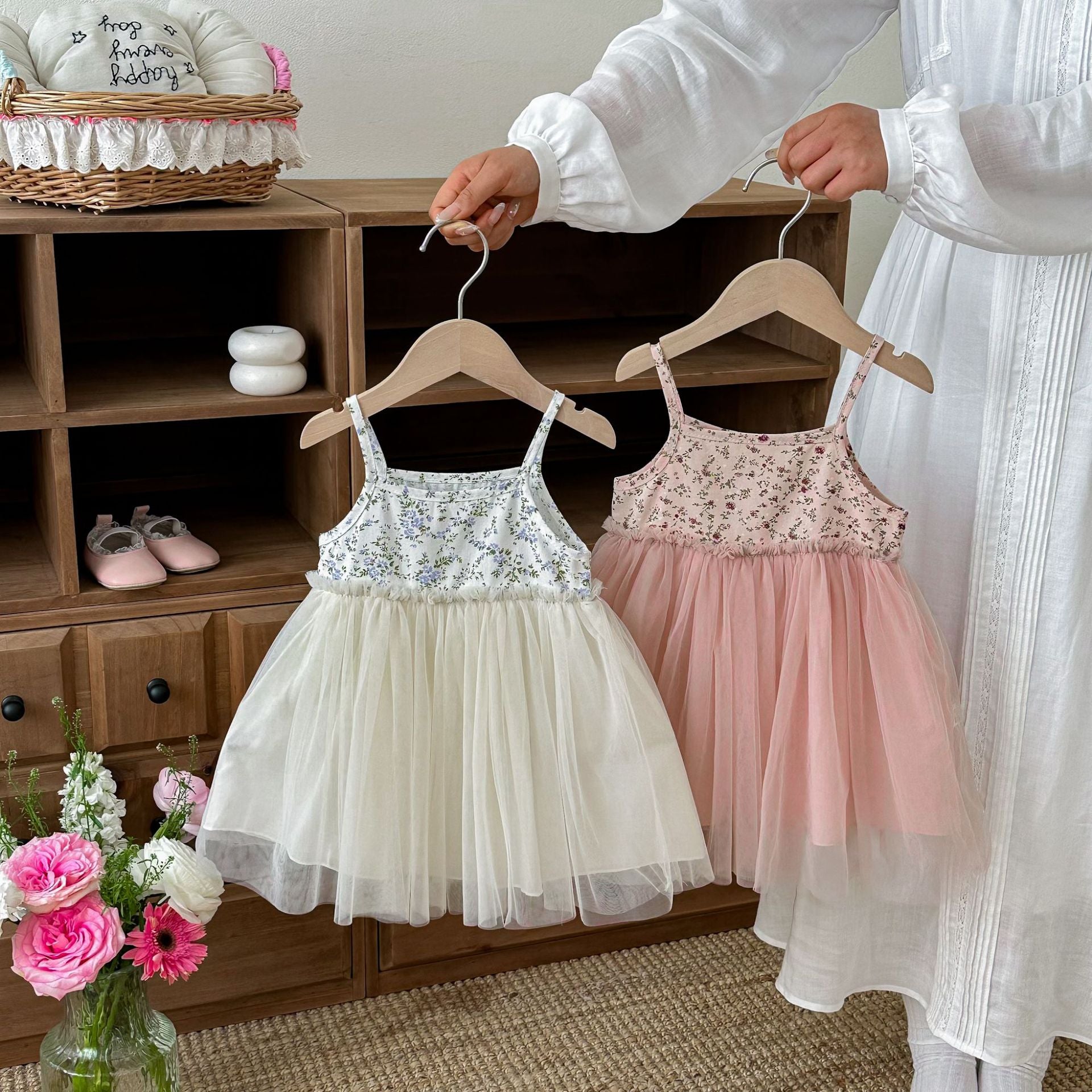 Summer Arrival Baby Girls Sleeveless Floral Pattern Color Patchwork Dress, MyKids-USA®, Baby & Children's Dresses, MyKids-USA -  -  -  -  -  -  - .
