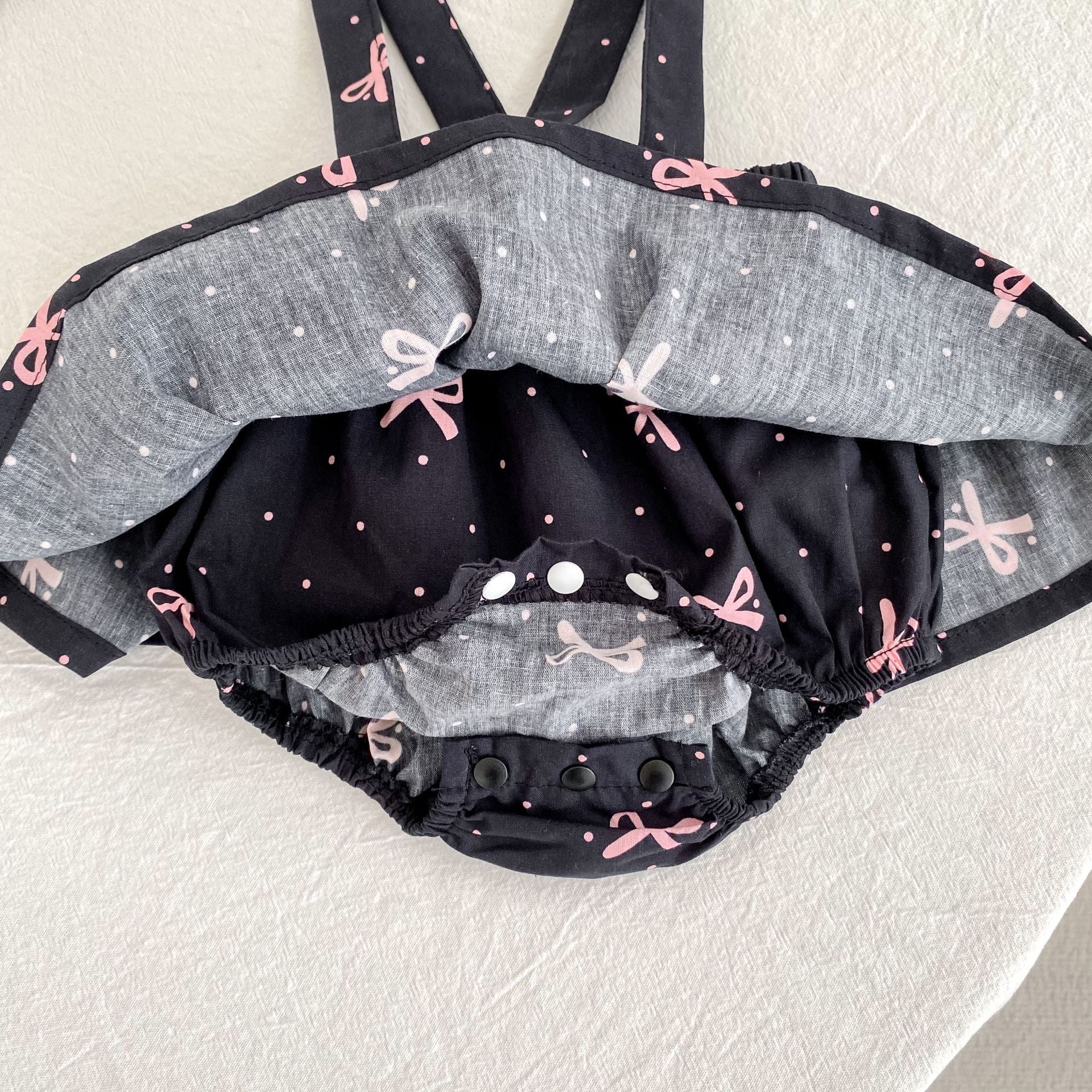 Summer Hot Selling Baby Kids Girls Sleeveless Dots Pattern Strap Onesies Overalls and Beige T-Shirt Clothing Set, MyKids-USA®, Baby & Toddler Outfits, MyKids-USA -  -  -  -  -  -  - 