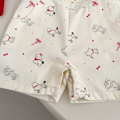 Summer Hot Selling Baby Kids Girls Sleeveless Vest and Cartoon Overalls Clothing Set, MyKids-USA®, Baby & Children's Outfits, MyKids-USA -  -  -  -  -  -  - .