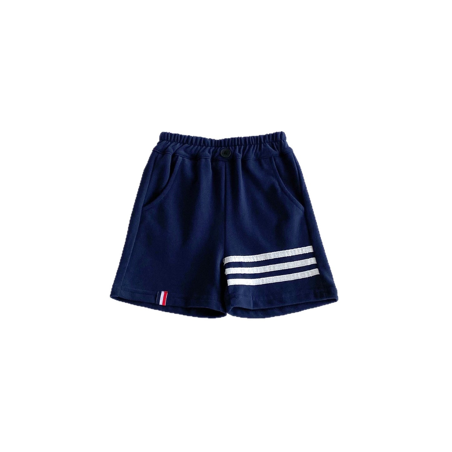 Summer Arrival Baby Kids Boys Cotton Blend Casual Style Striped Shorts, MyKids-USA®, Baby & Toddler Bottoms, MyKids-USA - Size/Age - 90 (12-24M) - Color - Blue -  -  - TR2603262311-A.