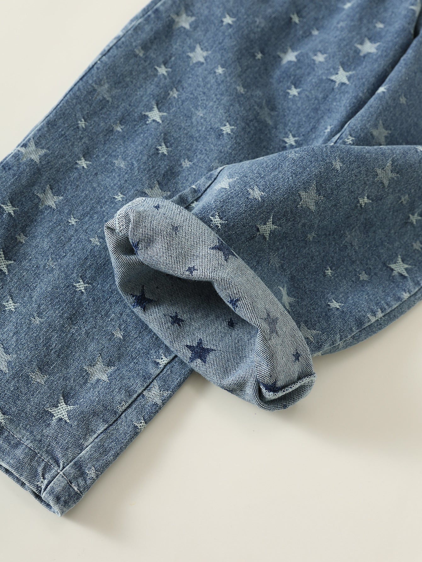 MyKids-USA® Arrival Autumn Girls Stars Pattern Jeans