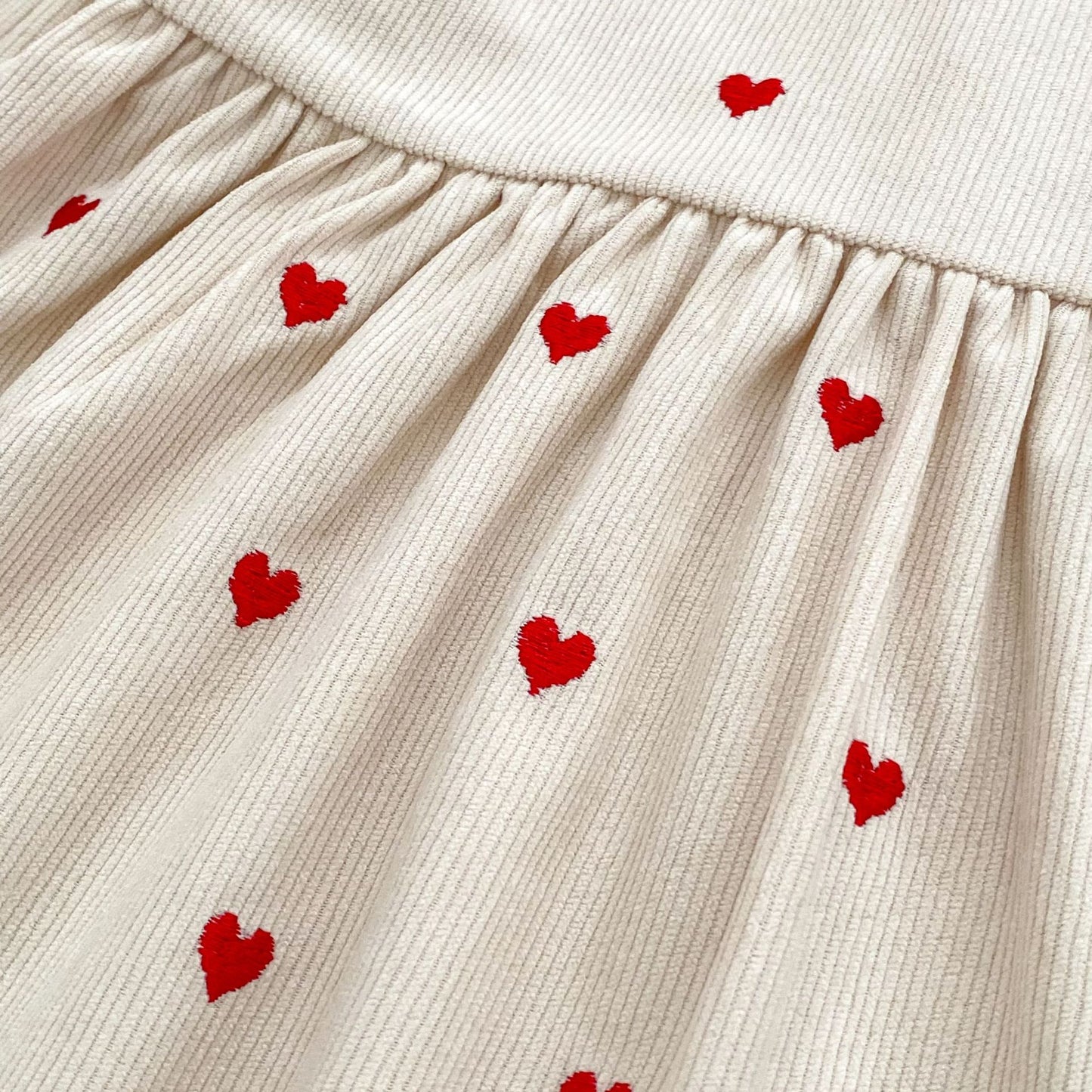 MyKids-USA® Autumn Arrival Baby Kids Girls Long Sleeves Cute Hearts Printed Dress