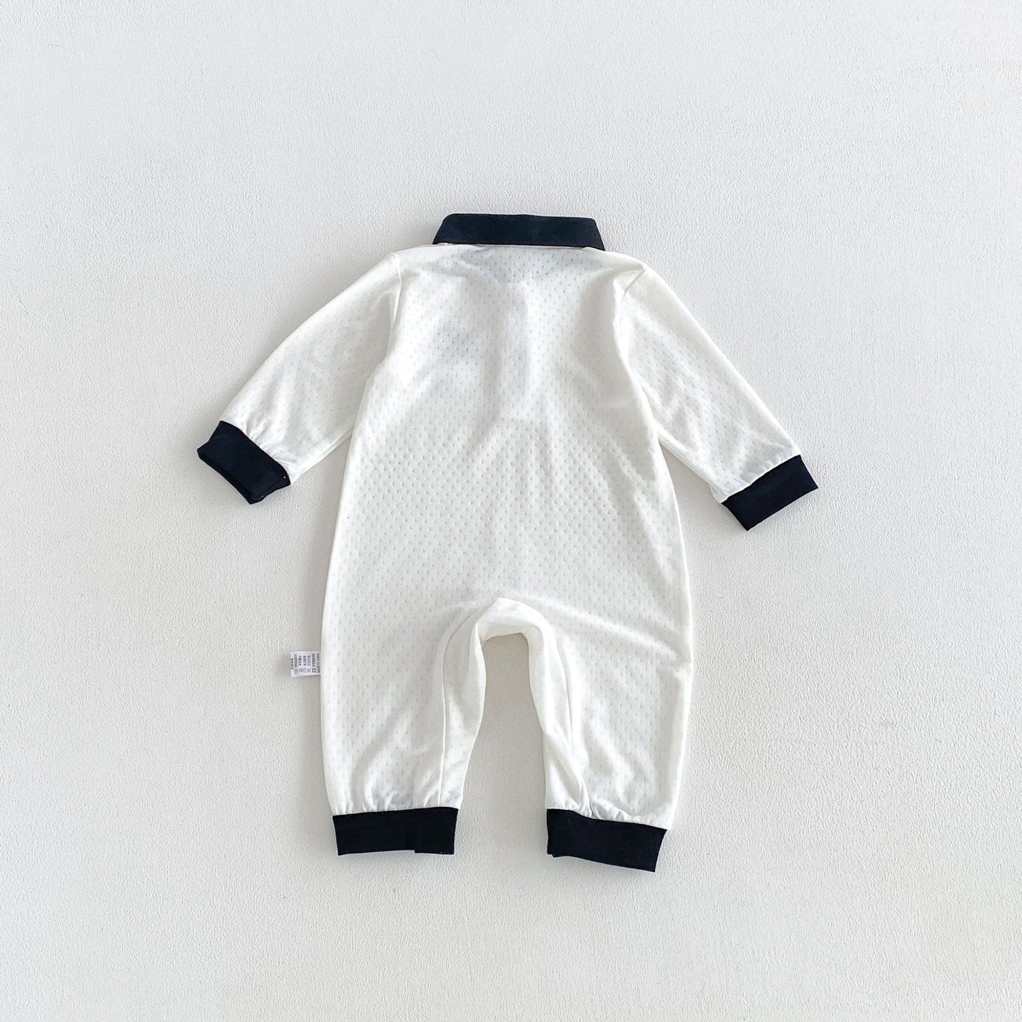 MyKids-USA® Autumn Arrival Baby Boys Long Sleeves Casual Turn-down Collar Rompers