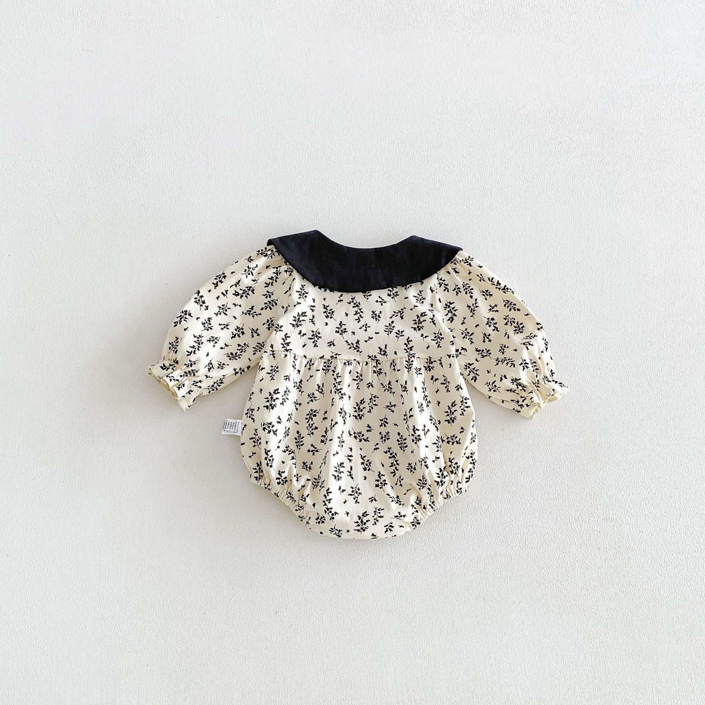 MyKids-USA® Autumn Arrival Baby Girls Long Sleeves Cute Color Patchwork Floral Bodysuit
