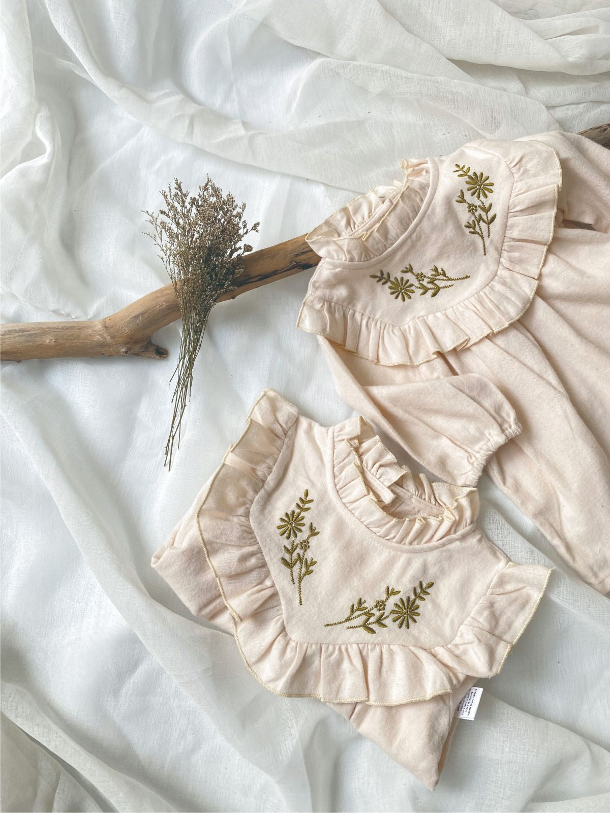 MyKids-USA® Autumn Long Sleeve Flowers Embroidered Baby Kids Girls Princess Bodysuit