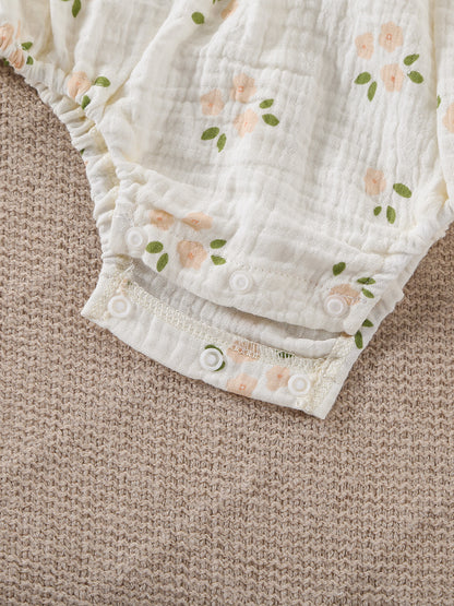 Design Summer Baby Kids Girls Sleeveless Flowers Pattern Bodysuit with Hat, MyKids-USA®, Baby & Children's One-Pieces, MyKids-USA -  -  -  -  -  -  - .