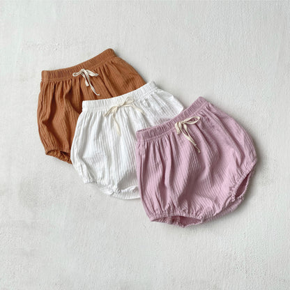 Summer Arrival Baby Kids Casual Style Solid Color Shorts