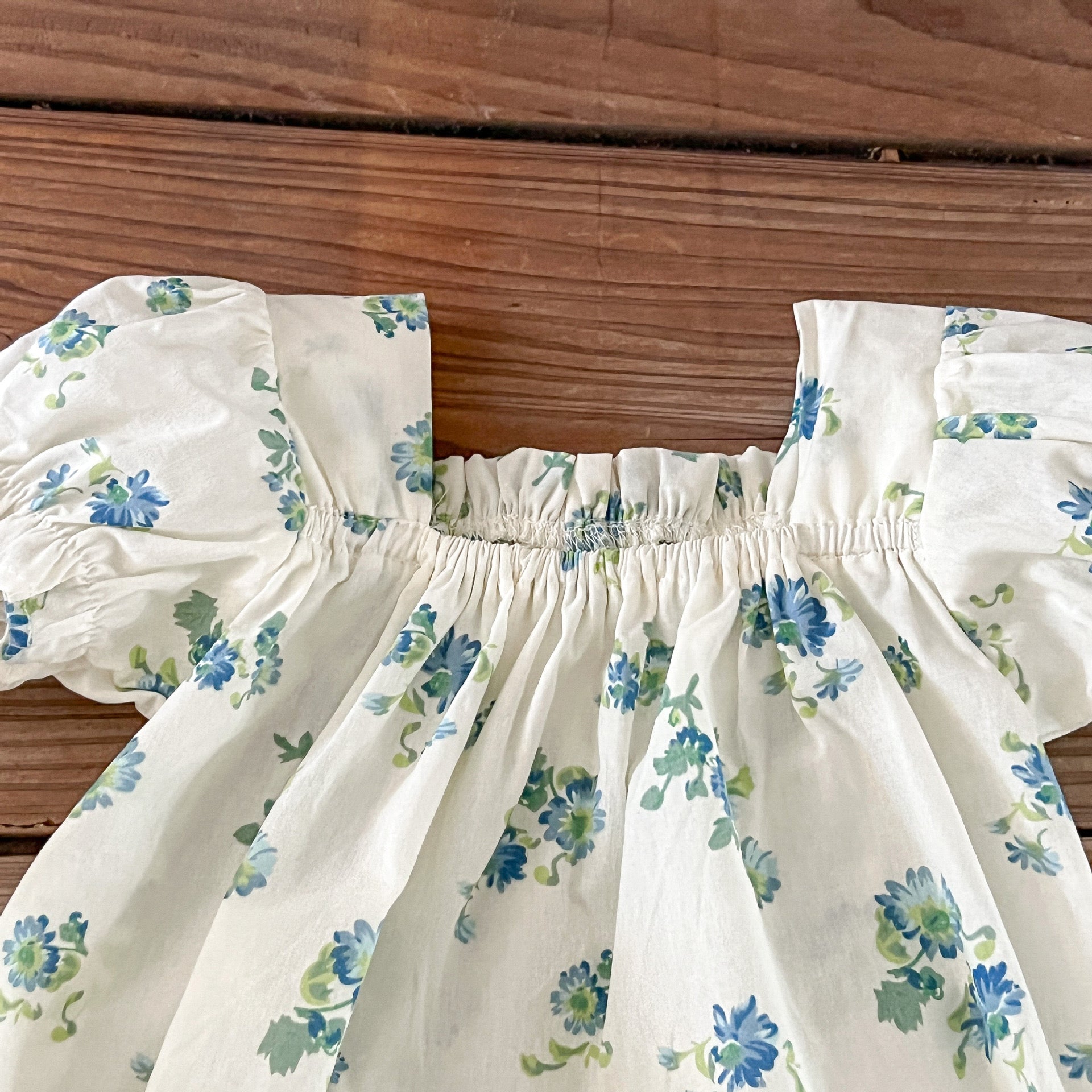 Baby Girl Flower Pattern Square Neck Onesies & Sets, MyKids-USA®, Baby & Toddler Outfits, MyKids-USA -  -  -  -  -  -  - 