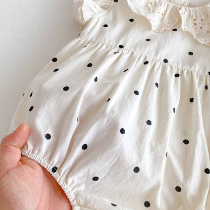 Summer Arrival Baby Girls Cute Dots Pattern Fly Sleeves Onesies, MyKids-USA®, Baby One-Pieces, MyKids-USA -  -  -  -  -  -  - 