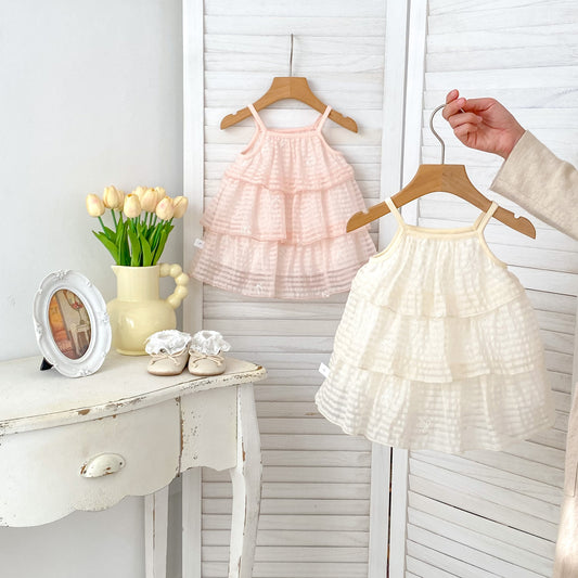 Summer Arrival Sleeveless Butterfly-bows Pattern Embroidered Tulle Dress for Stylish Girls, MyKids-USA®, Baby & Toddler Dresses, MyKids-USA -  -  -  -  -  -  - 