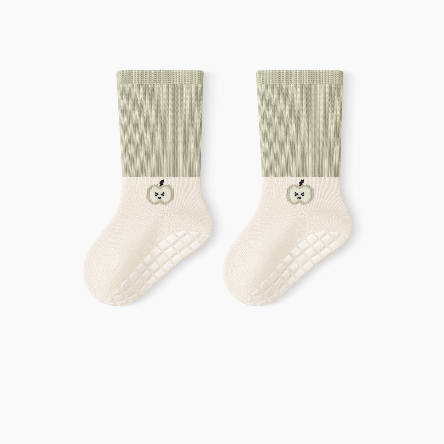 Autumn and Spring Baby Unisex Breathable Simple Cartoon Pattern Color Patchwork Socks, MyKids-USA®, Baby & Toddler Socks & Tights, MyKids-USA - Size/Age - S (0-1Y) - Color - Green -  -  - TR2511222319-C