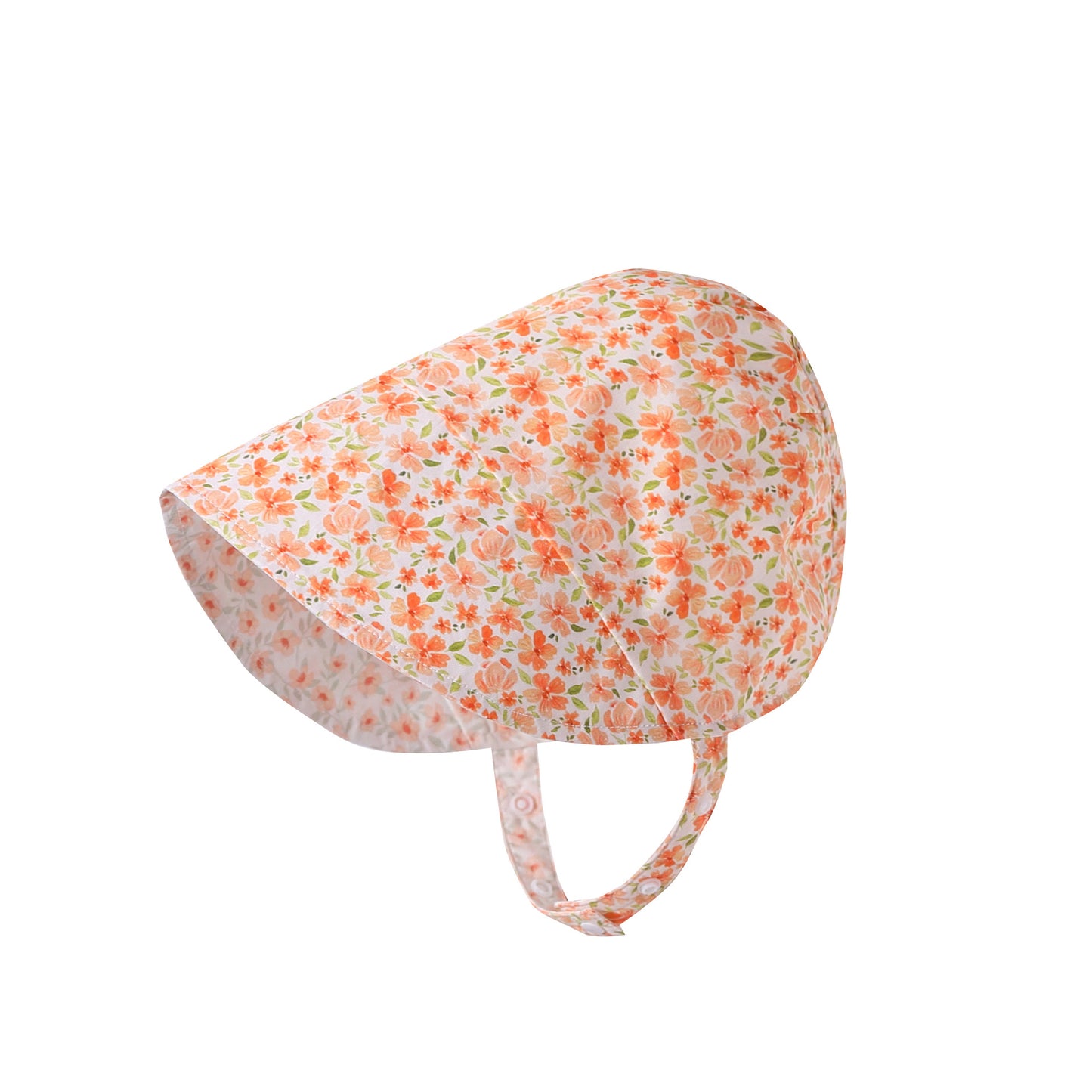 Summer Reversible Baby Sun Hat, MyKids-USA®, Baby & Toddler Hats, MyKids-USA - Size/Age - S (0-2Y) - Color - Orange -  -  - TR2505192359-G.