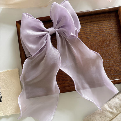 Collection of Butterfly-bow Decorated Hair Clips, MyKids-USA®, Hair Pins, Claws & Clips, MyKids-USA - Size/Age - Average Size (4-10Y) - Color - Purple -  -  - TR2601061422-D.