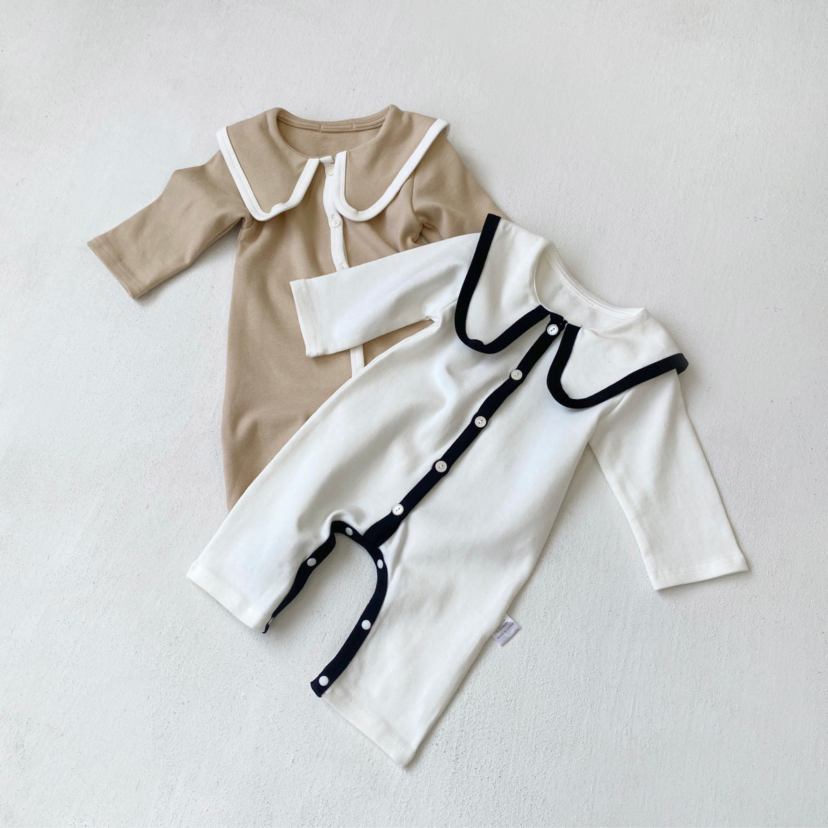 MyKids-USA® Autumn Hot Selling Baby Unisex Single Breasted Long Sleeves Romper