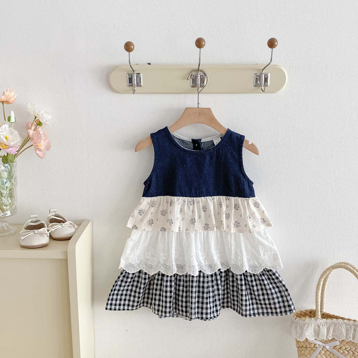 Summer Arrival Baby Kids Girls Sleeveless Color Patchwork Dress, MyKids-USA®, Baby & Children's Dresses, MyKids-USA -  -  -  -  -  -  - .