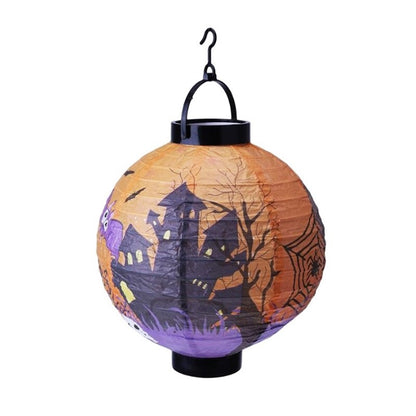 Halloween 4 pieces Set Handheld Halloween Pumpkin Paper Lantern Hanging Light-Up Pendant, MyKids-USA®, Seasonal & Holiday Decorations, MyKids-USA - Size/Age - Kids & Adult (Average Size) - Color - Brown -  -  - JM2206092235-B