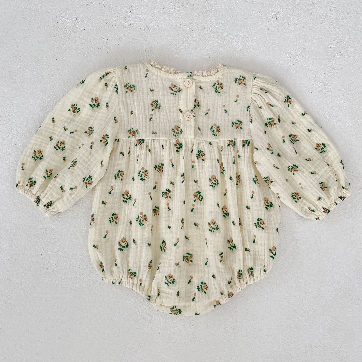 Autumn Arrival Baby Girls French-style Floral Long-sleeved Onesies and Dress – Princess Sister Matching Set, MyKids-USA®, Baby & Toddler Dresses, MyKids-USA -  -  -  -  -  -  - 