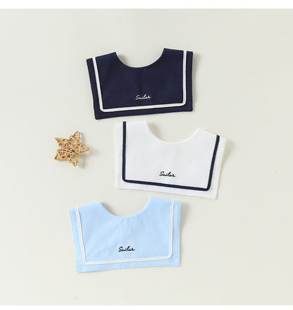 Adorable Letters Pattern Snap-on Square Shaped Bib, MyKids-USA®, Bibs, MyKids-USA -  -  -  -  -  -  - .
