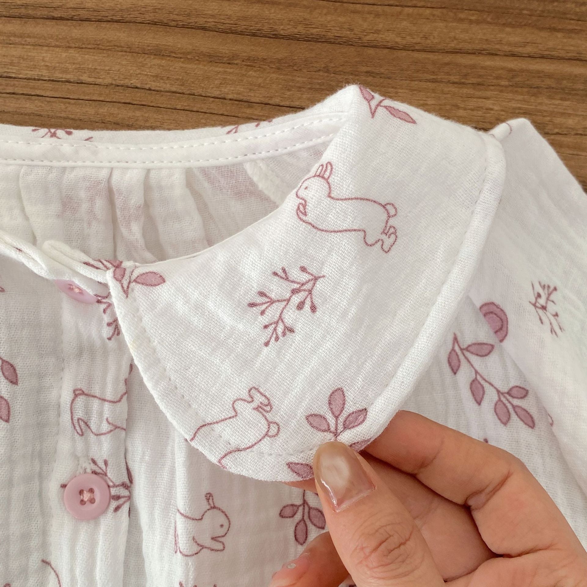 Arrival Spring Baby Kids Girls Flowers and Rabbits Pattern Single Breasted Shirt, MyKids-USA®, Shirts, MyKids-USA -  -  -  -  -  -  - .