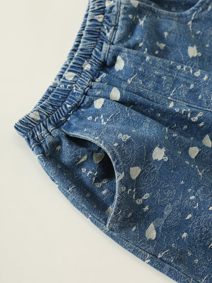 MyKids-USA® Arrival Autumn Girls Hearts Pattern Jeans