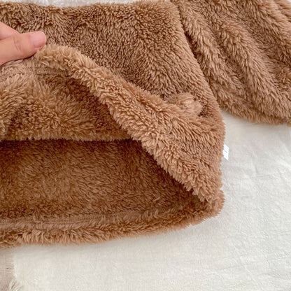 Winter and Spring Baby Kids Long Sleeves Cute Cartoon Pattern Top and Pants Fluffy Clothing Set, MyKids-USA®, Baby & Toddler Outfits, MyKids-USA -  -  -  -  -  -  - 