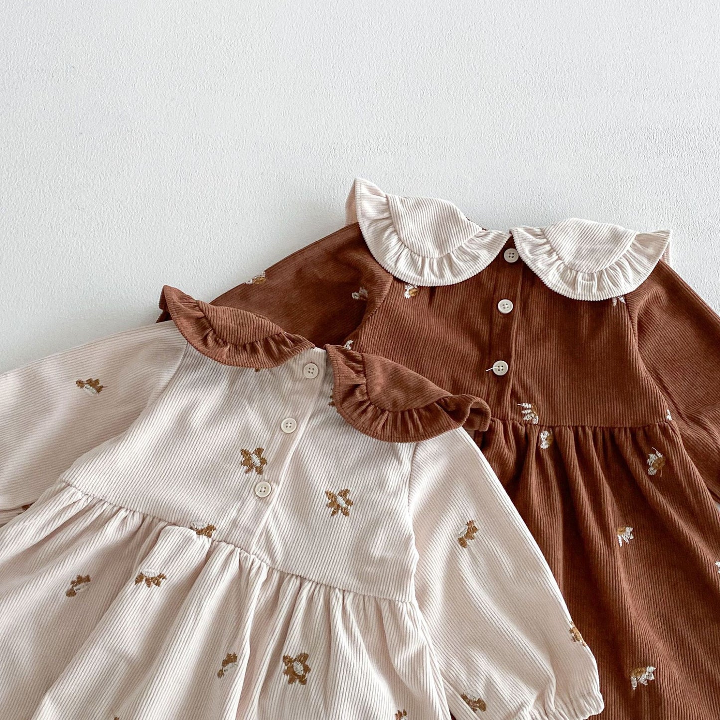 Autumn Hot Selling Baby Kids Girls Princess Long Sleeves Flowers Embroidered Pattern Dress, MyKids-USA®, Baby & Toddler Dresses, MyKids-USA -  -  -  -  -  -  - 